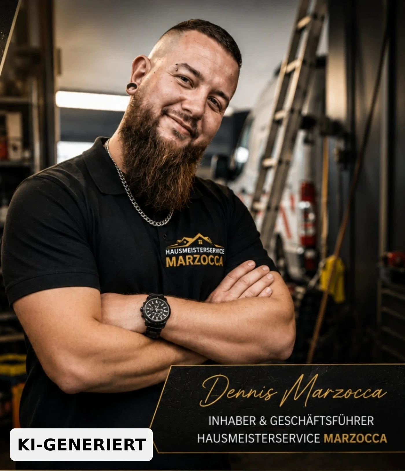 Dennis Marzocca, Gründer des Hausmeisterservice Marzocca